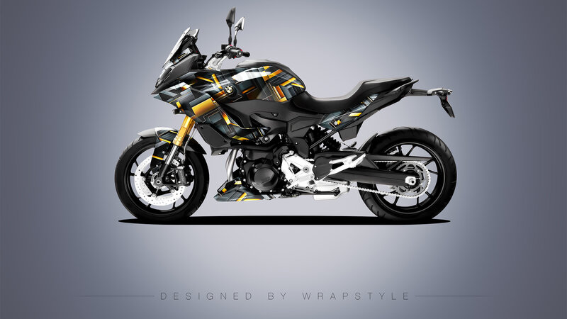 BMW F900XR - Obsidian Gold Design