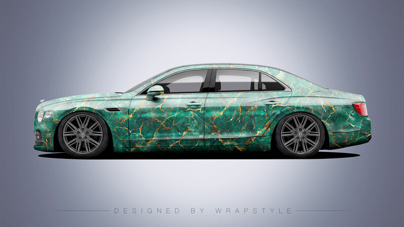 Bentley Flying Spur - Green Marble Design