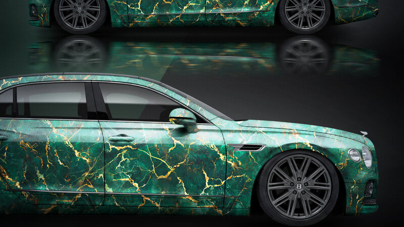 Bentley Flying Spur - Green Marble Design - img 2 small