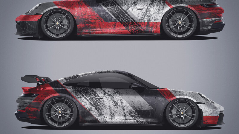 Porsche 992 Coupe - Grunge Design - img 3 small