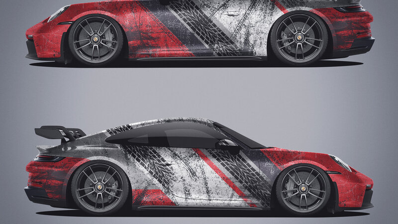 Porsche 992 Coupe - Grunge Design - img 5 small