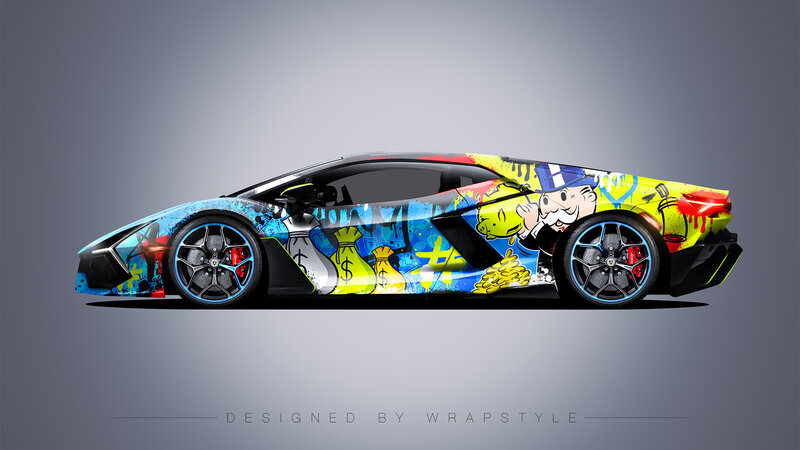 Lamborghini Revuelto - Monopoly Design