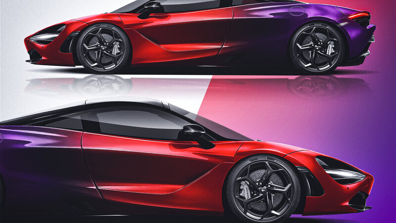 Mclaren 720S - Red Purple Gradient - img 1 small