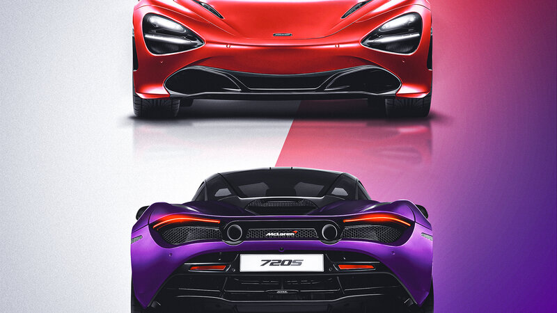Mclaren 720S - Red Purple Gradient - img 2 small