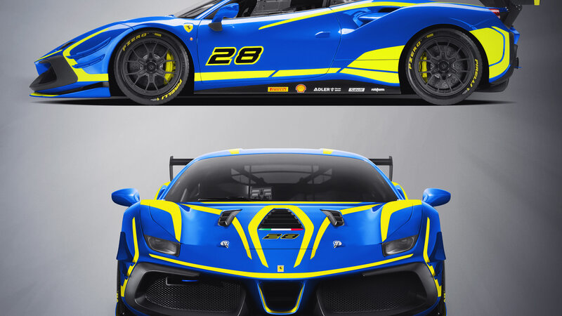 Ferrari 488 Challenger - Stripes Design - img 5 small