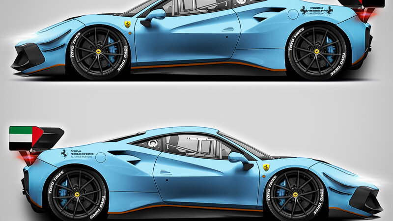 Ferrari 488 Challenge Evo - Emirates Design - img 1 small
