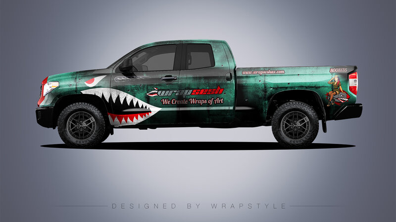 Toyota Tundra SR5 - Grunge Shark Design