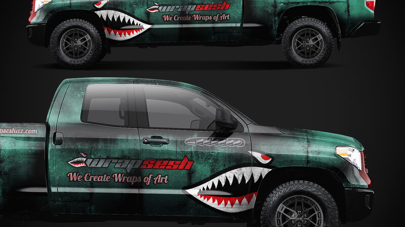 Toyota Tundra SR5 - Grunge Shark Design - img 2 small