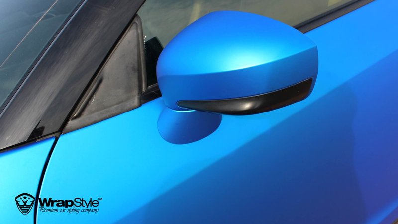 Nissan GTR - Blue Aluminium Matt wrap - img 1 small