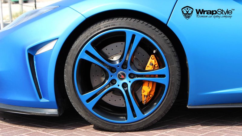 McLaren  - Blue Aluminium Matt wrap - img 1 small