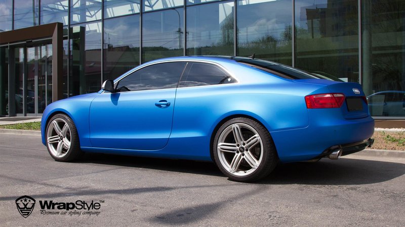 Audi A5 Coupe - Blue Metallic wrap - img 4 small