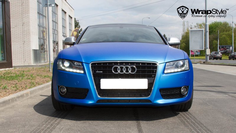 Audi A5 Coupe - Blue Metallic wrap - img 3 small