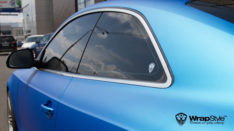 Audi A5 Coupe - Blue Metallic wrap - img 2 small