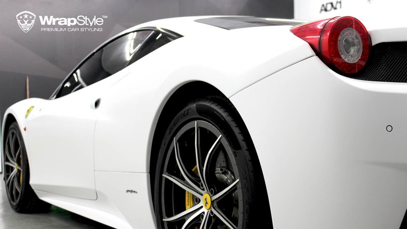 Ferrari 458 Italia - Satin White wrap - img 4 small