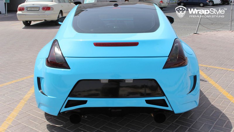 Nissan 370z - Sky Blue Gloss wrap - img 1 small