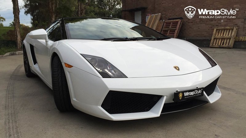 Lamborghini Gallardo - White Gloss wrap - img 1 small