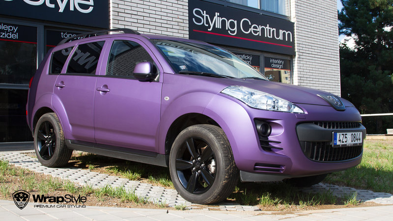Peugeot 4007 - Purple Metallic Matt wrap - img 1 small