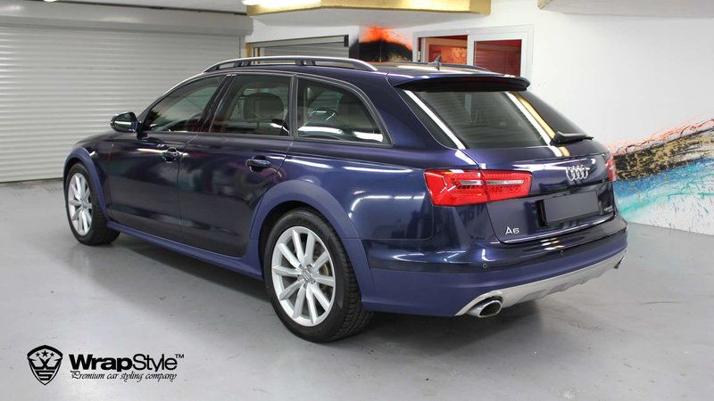 Audi A6 - Midnight Blue Gloss wrap - img 2 small