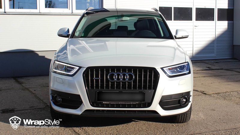 Audi Q3 - White Pearlescent wrap - img 3 small