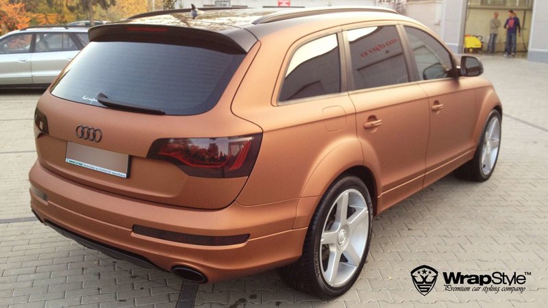 Audi Q7 Aztec - Bronze Matt wrap - img 2 small
