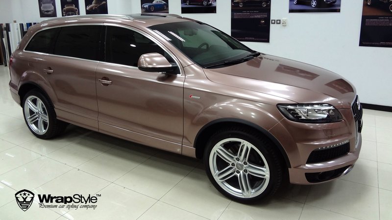 Audi Q7 - Bronze Gloss wrap - img 2 small