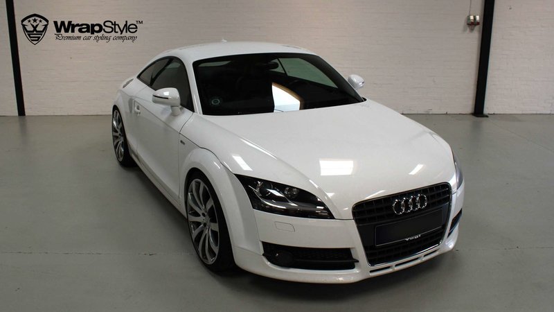 Audi TT - White Gloss wrap - img 1 small