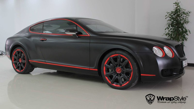 Bentley GT - Black Satin wrap - img 3 small