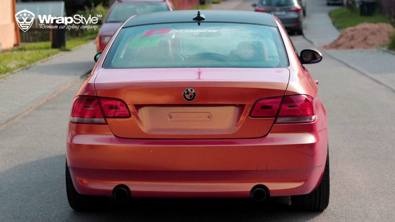 BMW 3 Coupe - Phoenix Red Pearl wrap - img 3 small