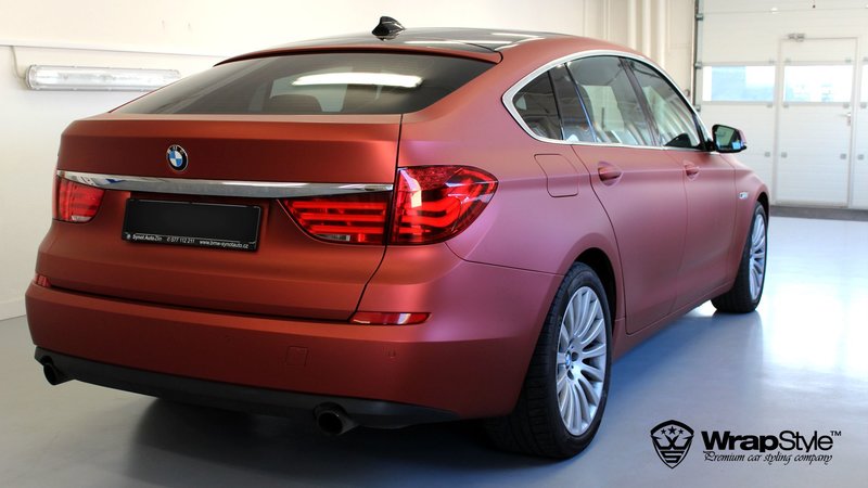 BMW GT - Red Aluminium Satin wrap - img 2 small