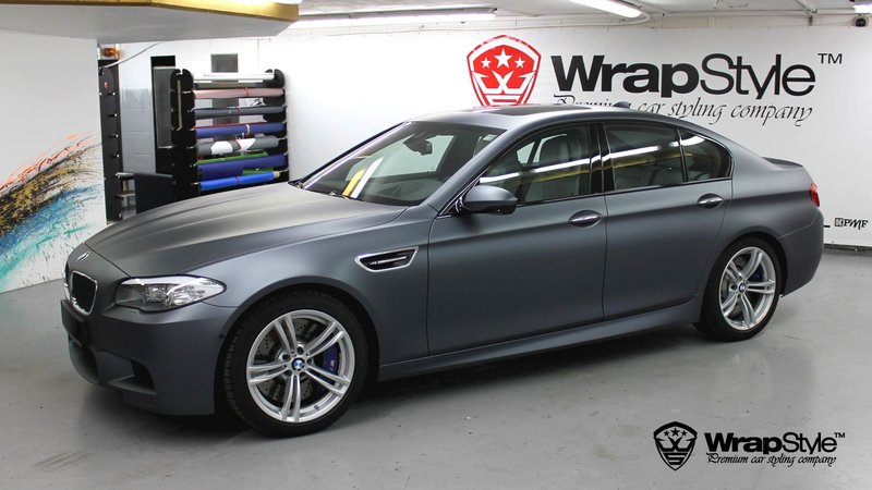 BMW M5 - Gun Powder Matt wrap - img 3 small