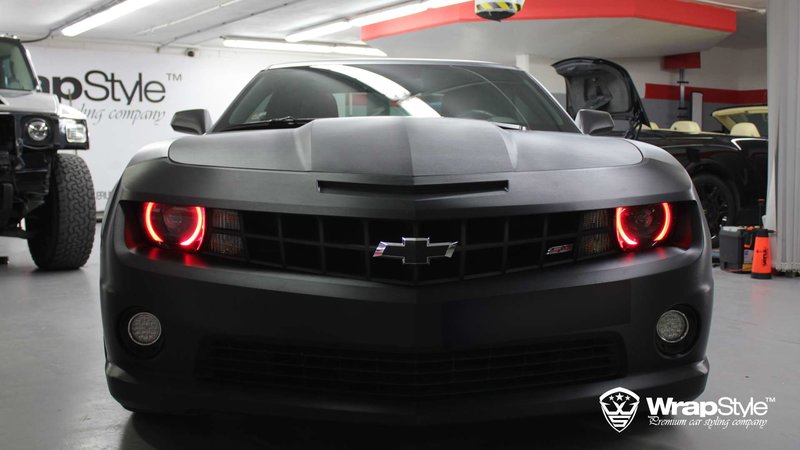 Chevrolet Camaro - Black Stealth wrap - img 3 small