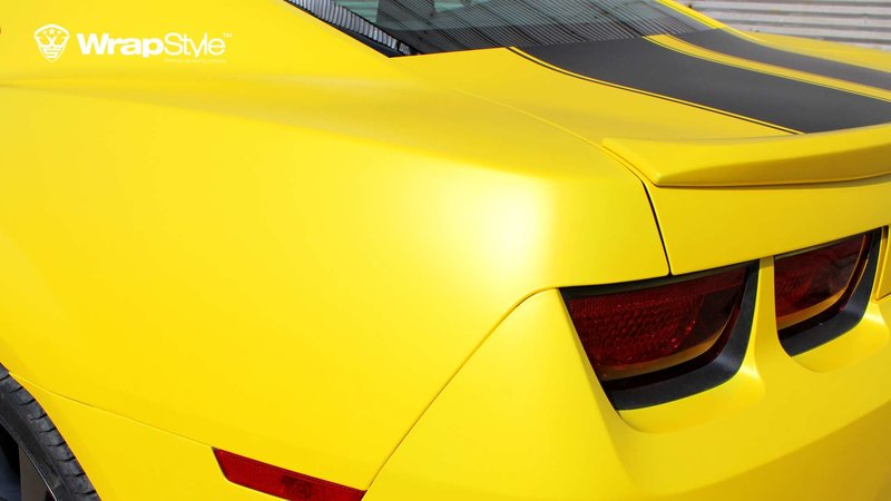 Chevrolet Camaro SS - Yellow Matt wrap - img 4 small