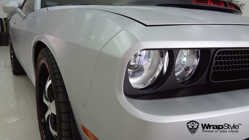 Dodge Challenger - Silver Gloss wrap - img 2 small