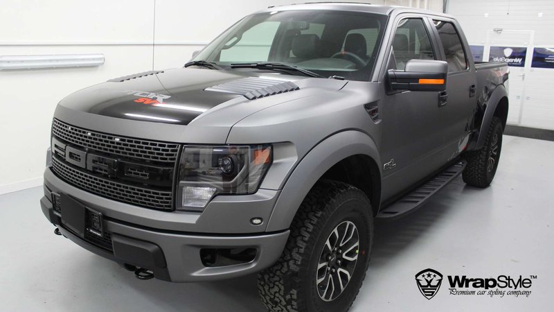 Ford Raptor - Gray Matt wrap - img 1 small