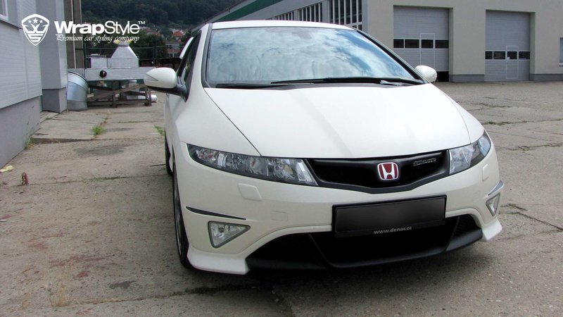 Honda Civic TypeR - White Matt wrap - img 3 small