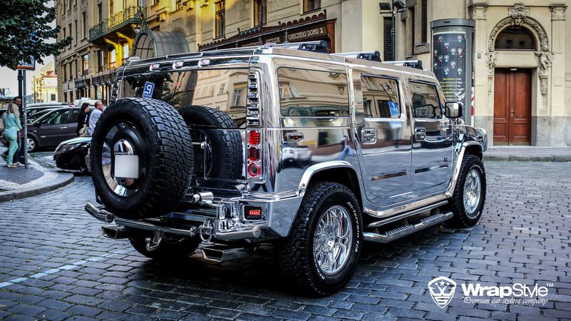 Hummer H2 - Chrome Gloss wrap - img 2 small