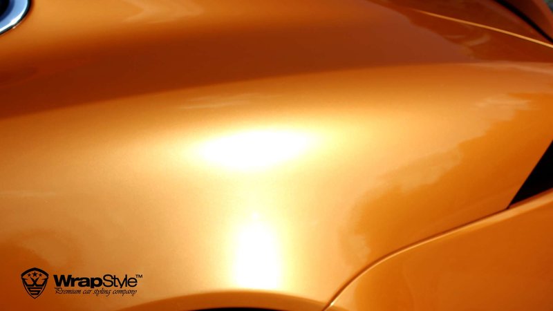 Jaguar F Type - Orange Metallic wrap - img 3 small