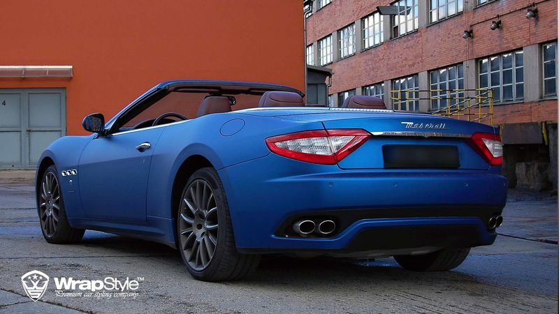 Maserati GranCabrio - Deep Ocean Matt wrap - img 3 small