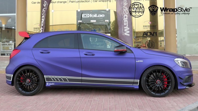 Mercedes A - Purple Matt wrap - img 3 small