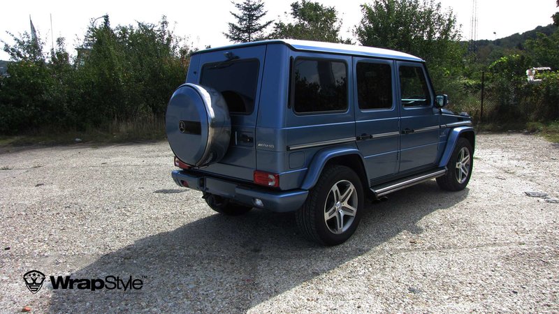 Mercedes G - Blue Metallic wrap - img 3 small