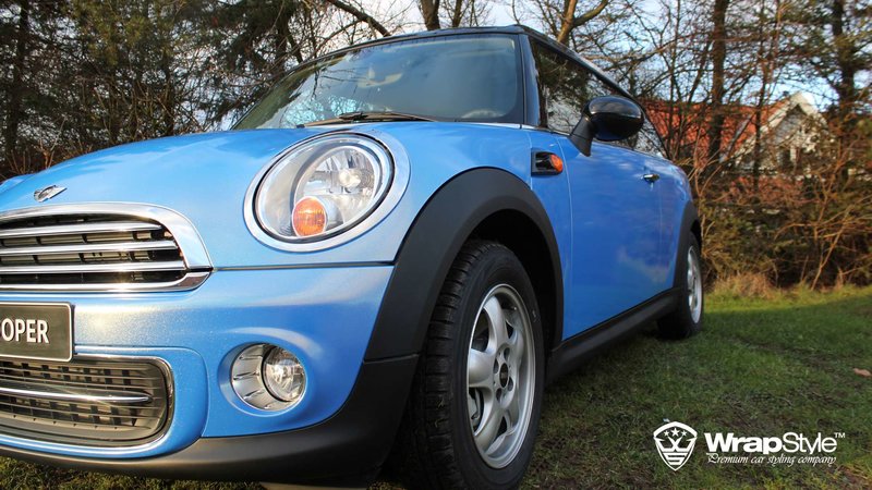 Mini Cooper - Poseidon Blue wrap - img 5 small