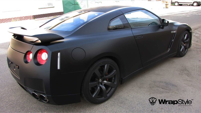 Nissan GTR - Black Matt wrap - img 3 small