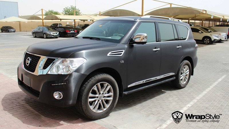 Nissan Patrol - Brushed Black wrap - img 1 small