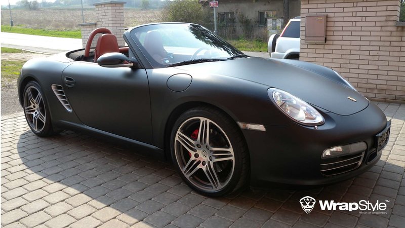 Porsche Cabrio - Black Matt wrap - img 1 small