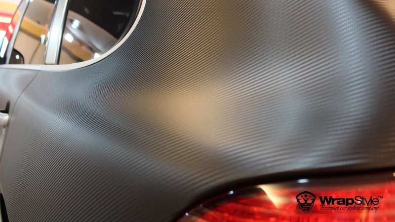 Porsche Cayenne - Black Carbon wrap - img 2 small