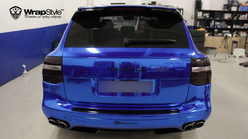 Porsche Cayenne - Blue Chrome wrap - img 5 small