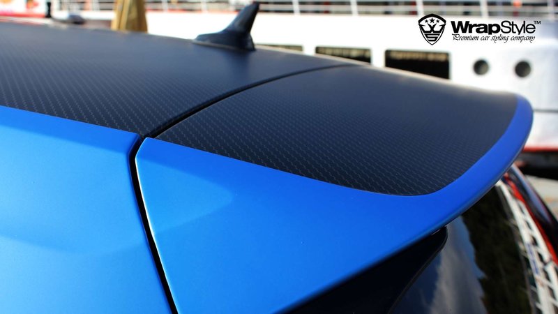 Matte Blue - WrapStyle Denmark foils a VW Golf MK7