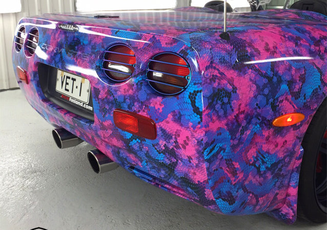 Chevrolet Corvette - Purple Reptile design - img 1 small