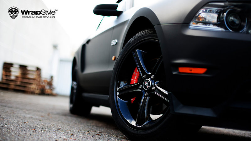 Ford Mustang - Black Matt wrap - img 2 small
