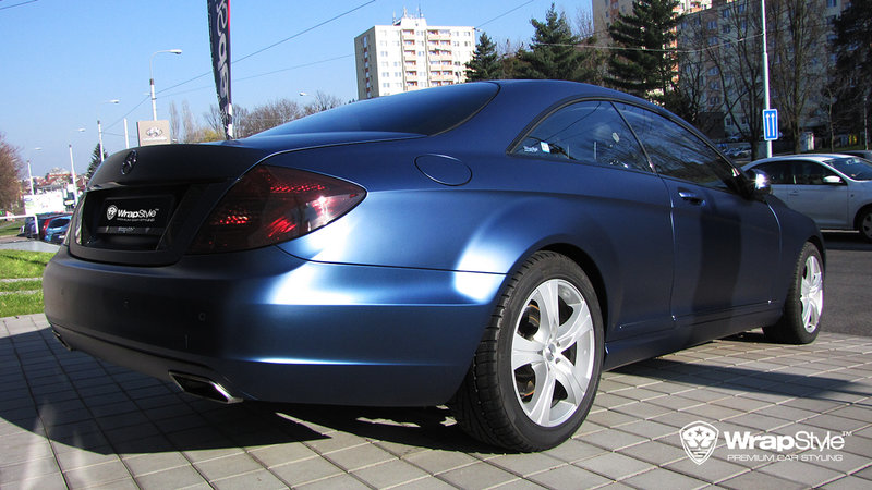 Mercedes Benz - Treton Blue Matt wrap - img 1 small